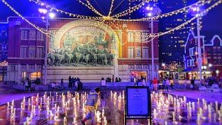 Downtown Fort Worth USA - Walking at Night