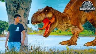 Most Suspenseful Tiger Attack Man In Forest movie | Tiger vs Dinosaur video | Ms Sandy