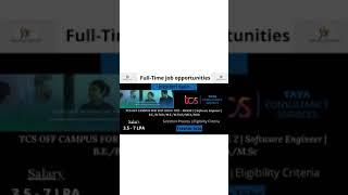 TCS Off campus drive for 2020 | 2021 Batch | Any graduation | Full Time Job |  watch complete video