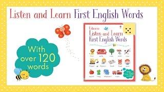 Listen and Learn: First English Words - from Usborne Publishing