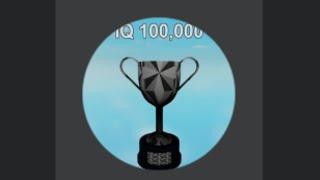 How to get 100k iq trophy  in iq obby #roblox #iq #obby