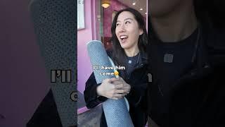 Surprising a Hair Salon with a Rug