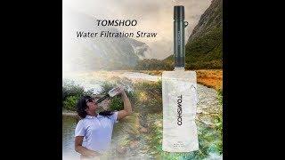 Portable 1500L Water Straw Purifier Outdoor Emergency Survival