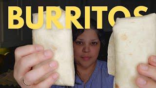 EASY Homemade Beef & Bean Burritos ️Freezer Prep Burritos️