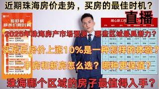 近期珠海房价走势，买房的最佳时机？2024年珠海房产市场预测，哪些区域最具潜力？买房后房价上涨10%是一种怎样的体验？二手房和新房怎么选？哪种更保值？珠海哪个区域的房子最值得入手？