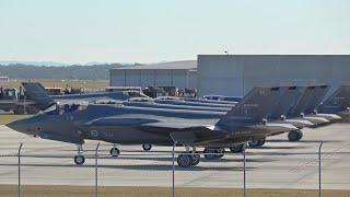 Seven RAAF F-35 Minimum Interval Takeoff