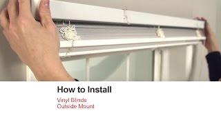 Bali Blinds | How to Install Vinyl Blinds - Outside Mount