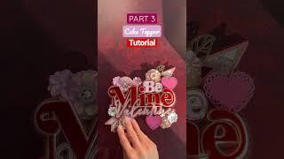 YouTube Cricut CraftAlong Live | Valentines Cake Topper Tutorial | Paper Flowers | Valentines Crafts