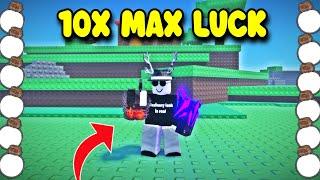 Using 10X MAX LUCK With *NEW* Ragnaroker Glove In Roblox Sol's RNG!