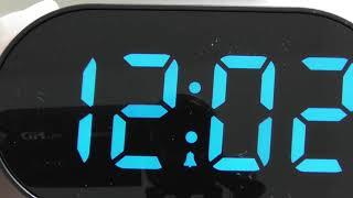 Digital LED Alarm Clock with Adjustable Brightness Dimmer and Alarm Volume by Pulmeet REVIEW
