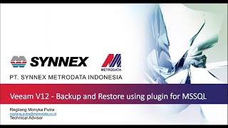 Veeam V12 - Backup and Restore Using Plugin for MSSQL