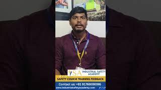 Safety Training Institute in Chennai, Student Testimonial Video - Industrial Safety Academy