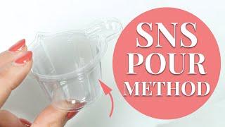 SNS Pour Method | How To use SNS Without Dipping | Using SNS With Multiple Clients