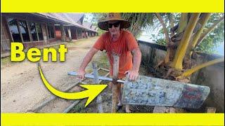Can I straighten this myself? DIY repairs in remote Papua. (ep 294)