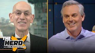 Adam Silver on NBA’s next big moves, 3-Point line debate, and load management issues | THE HERD