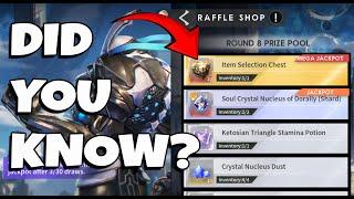 HOW TO GET BETTER REWARDS IN THE RAFFLE SHOP in Eternal Evolution