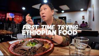 Taking my Korean mom to try Ethiopian food for the first time!