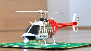 Micro Scale Bell 206 RC Helicopter | Maiden Flight | RC ERA C138