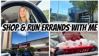 SHOP & RUN ERRANDS WITH ME | TARGET | BEST BUY | KROGER