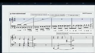 Microtonal scale (31 tone/octave) and Harmonic Seventh Chord