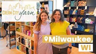 CREAM CITY YARN - Local Yarn Store Tour in Brookfield, WI #unitedskeinsofamerica