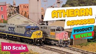 Athearn HO AC4400CW & Tsunami 2 Review: Dual DC/DCC, LED Lights - A Model Train You Need to Know!