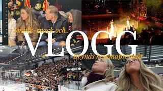 vlogg: sminksnack, gameday och Brynäs hemmapremiär s. 24/25