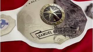 Custom All-Star Wrestling Championship Belt Unveiling | Exclusive YouTube Premiere