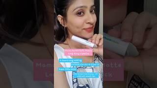 Mama Earth Lipstick swatches #ytshorts #lipstick #paidpartnership