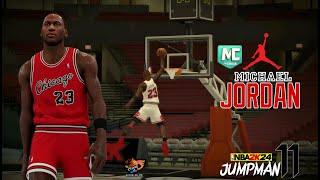 MC G.O.A.T MICHAEL JORDAN on NBA2K24 JUMPMAN 11  NBA PLAYOFFS 2024 UPDATED ROSTER & NEW CITY JERSEY