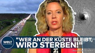 FLORIDA: Hurrikan 'Milton' treibt Millionen in die Flucht! "Es kommen immer dramatischere Appelle!"