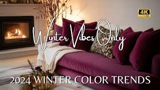 Cozy Winter Wonderland: 2024 Winter Decor Color Trends You Must Try for an Elegant & Enchanting Home