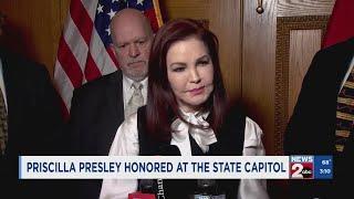 Priscilla Presley honored at TN State Capitol