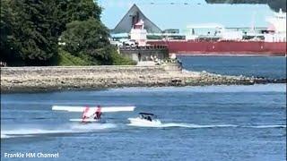 DHC 2 Beaver takeoff crash at Vancouver's Coal Harbour | Harbour Air seaplane