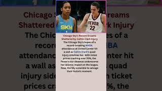 Chicago Sky's Record Dreams Shattered by Caitlin Clark Injury The Chicago Sky’s hopes of a record