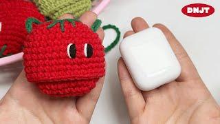 Tomato AirPods Case?! Let’s Crochet This Adorable Case! 