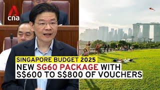 Budget 2025: SG60 package to have S$600 vouchers for adult Singaporeans, S$800 for seniors