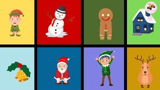 Head, Shoulder, Knees, and Toes, Christmas Song  | Mopo Matias | Nursery Rhymes | Christmas