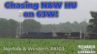 Chasing the Norfolk and Western Heritage Unit on 63W!