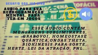 AUDIO PARA SORTE, JOGOS, MEGASENA COM MSG SUBLIMINARES GRABOVOI LEI DA ATRAÇÃO PNL HIPNOSE QUANTICA