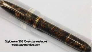 Stylomine 303 oversize stylo-plume ancien, vintage fountain