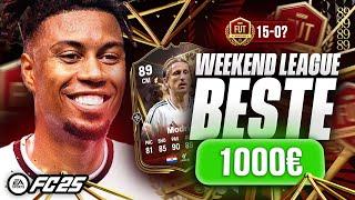 MEINE BESTE WEEKEND LEAGUE..!!!  +1000€ WETTE gegen WILLY  REWARDS + TEAMBEWERTUNG 