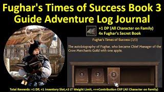 Fughar's Road to Success Vol. 3 Adventure Log Guide Crow Merchants Records Book 8 Black Desert BDO