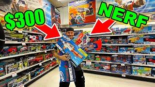 EPIC $300 NERF GUN Shopping Spree at TOYS R US!