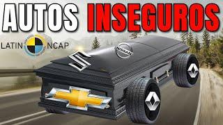 TOP 6 Autos INSEGUROS mas vendidos  |LATIN NCAP| NO COMPRAR