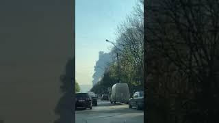 Incenidiu la un depozit de vopsea în capitală