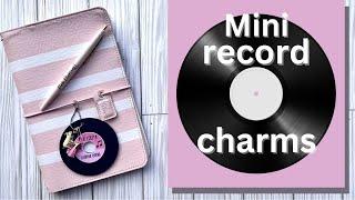 Mini Record Charms