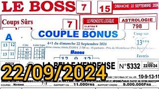 le Boss et couple bonus et la belle vendeuse dimanche 22/09/2024