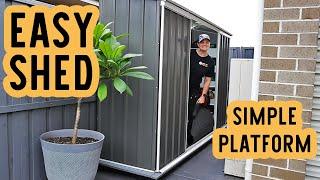 DIY | EASY Shed - not so easy to Build. On a simple platform