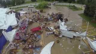 6/30/14 Storm Damage at J&P Cycles Anamosa Facility